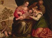 Paolo  Veronese The Mystic Marriage of St Catherine oil painting reproduction